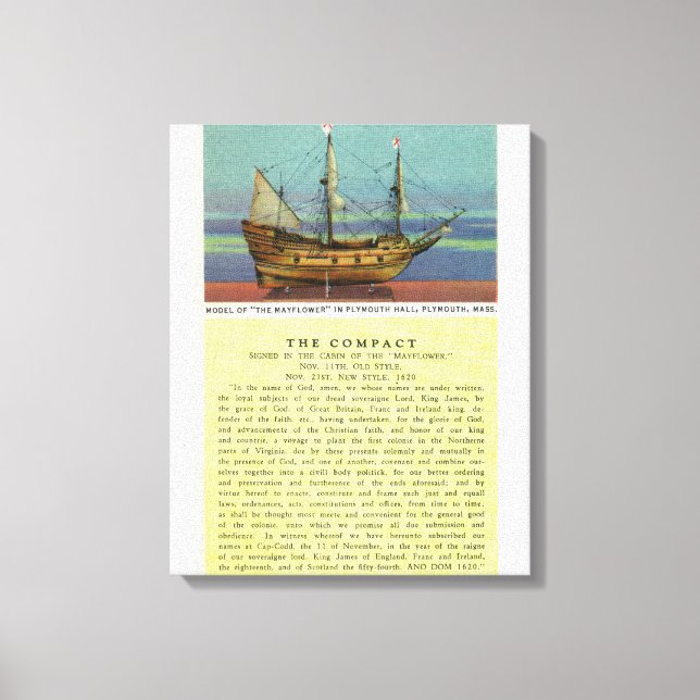 Mayflower Leinwanddruck (Vorderseite)