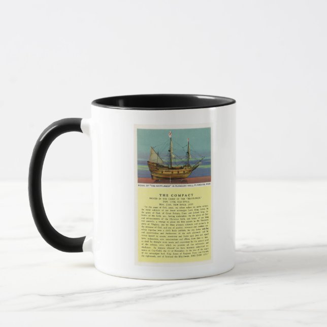 Mayflower-Modell Tasse (Links)