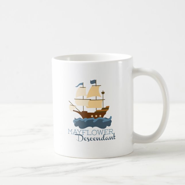 Mayflower Nachkomme Tasse (Rechts)