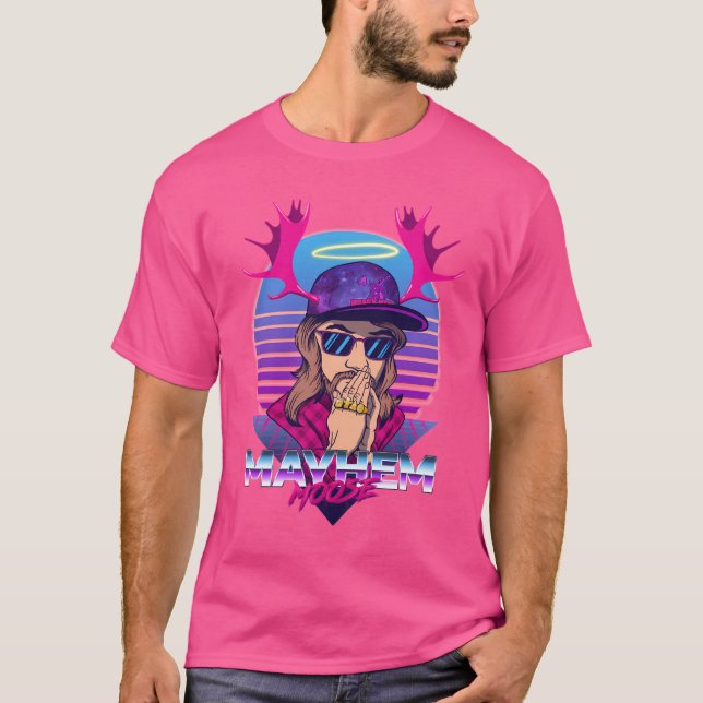 Mayhem Moose Swag Jesus Logo T-Shirt (Vorderseite)