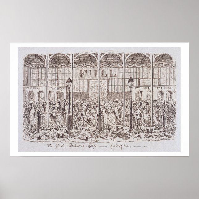 Mayhews Große Ausstellung von 1851: Der erste Hüge Poster (Vorne)