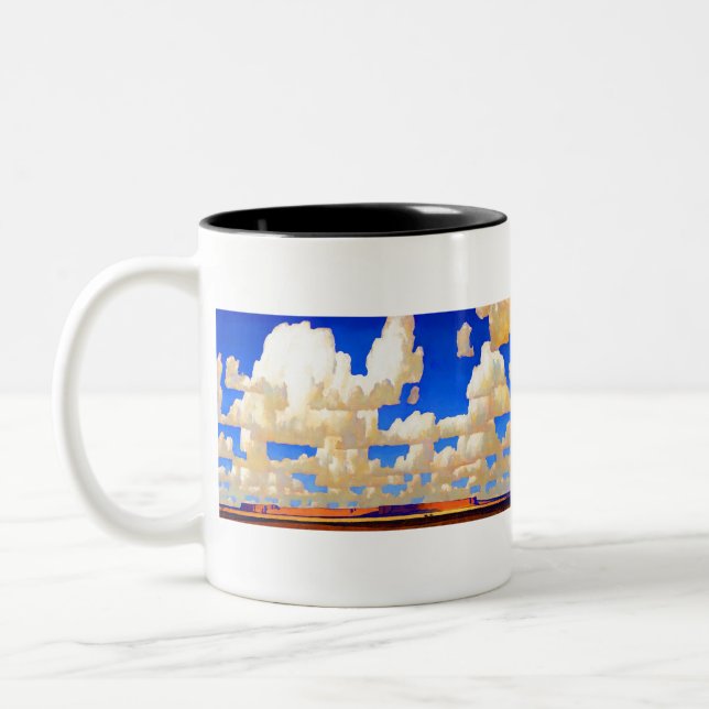 Maynard Dixon Cloud World Zweifarbige Tasse (Links)