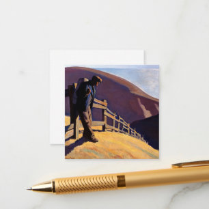 Maynard Dixon: Kein Ort zum Gehen Begleitkarte