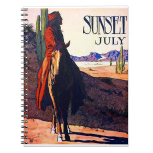 Maynard Dixon Sunset Juli Notizblock