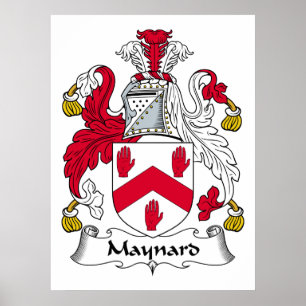 Maynard Familienwappen Poster