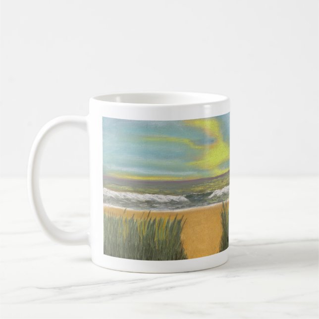 Mayo Beach Wellfleet Cape Cod Painting Kaffeetasse (Links)
