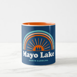 Mayo Lake North Carolina Rainbow Zweifarbige Tasse