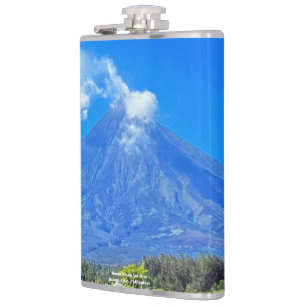 Mayon-Vulkan, Philippinen - Flachmann