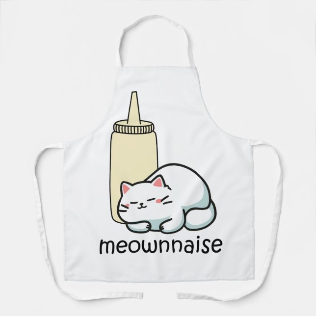 Mayonnaise-Katze Meownnaise Schürze (Vorderseite)