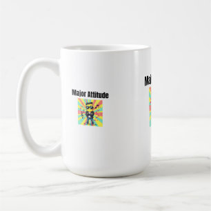 Mayor Einstellung - Cool Confident Kid Cartoon wit Kaffeetasse
