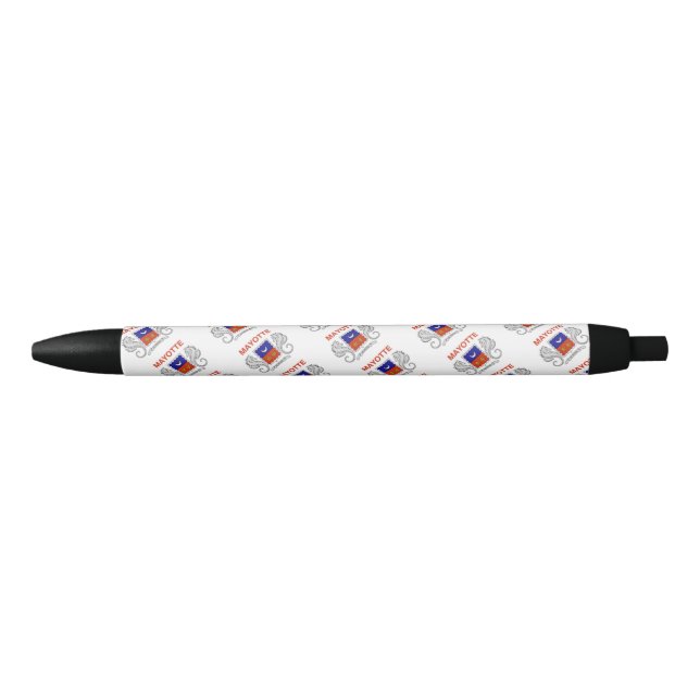 Mayotte Flag Ballpoint Pen Kugelschreiber (Vorderseite)