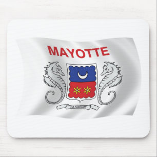 Mayotte-Flagge-Mauspad Mousepad