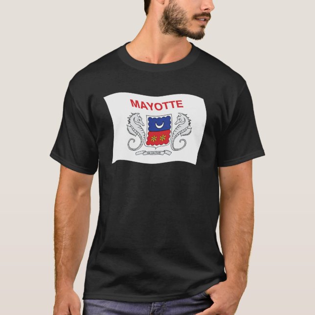 Mayotte-Flaggen-Shirt T-Shirt (Vorderseite)