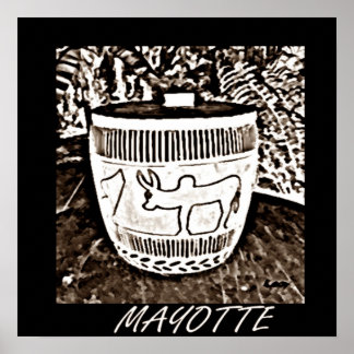 MAYOTTE KUNST POSTER