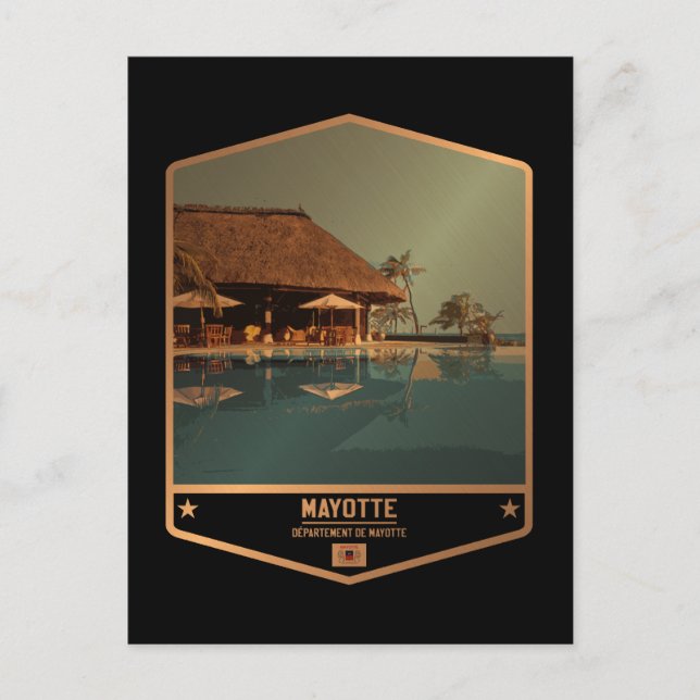 Mayotte Postkarte (Vorderseite)