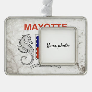 Mayotte Rahmen-Ornament Silber