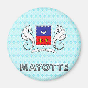 Mayotte-Wappen Magnet