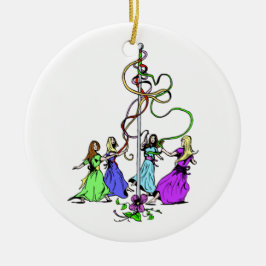 Maypole Dancers Keramikornament