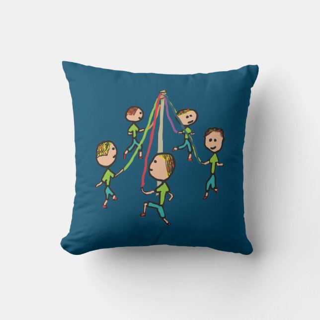 Maypole Dancing Kissen (Vorderseite)