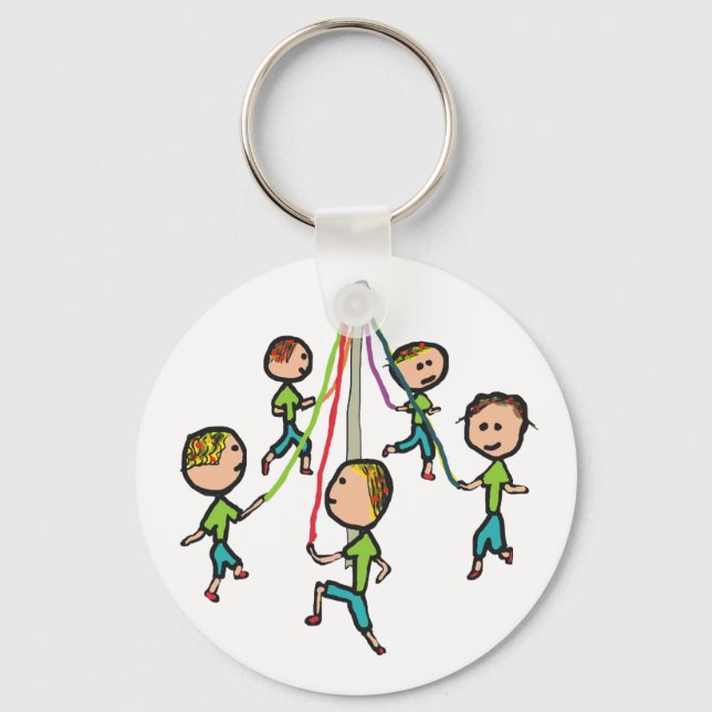 Maypole Dancing Schlüsselanhänger (Vorderseite)