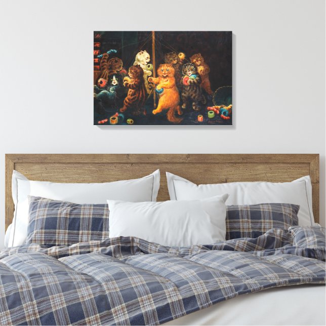 Maypole | Louis Wain | Leinwanddruck (Insitu (Schlafzimmer))