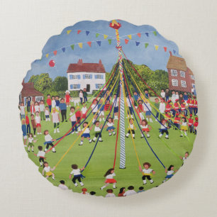 Maypole Rundes Kissen