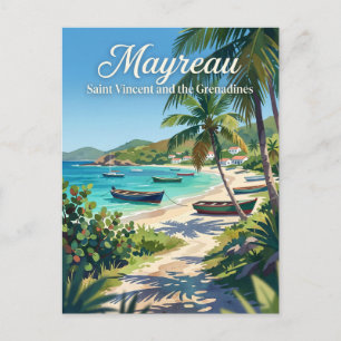 Mayreau St. Vincent und die Grenadinen Postkarte