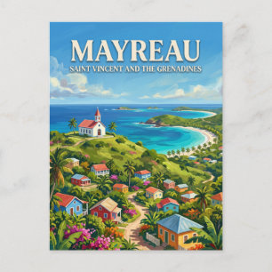 Mayreau St. Vincent und die Grenadinen Postkarte