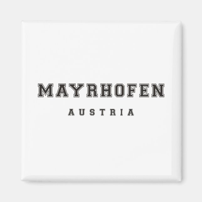 Mayrhofen Österreich Magnet (Vorne)