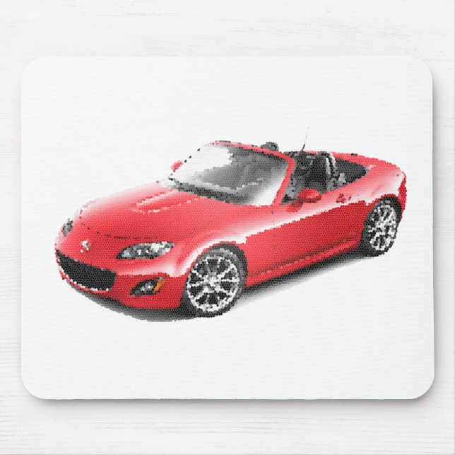 Maz Miata MX5 Eunos Gen3-5 geknackt Mousepad (Vorne)
