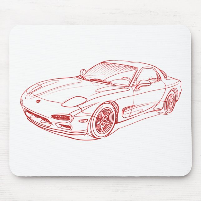 Maz RX7 Flugleitanlage Mousepad (Vorne)