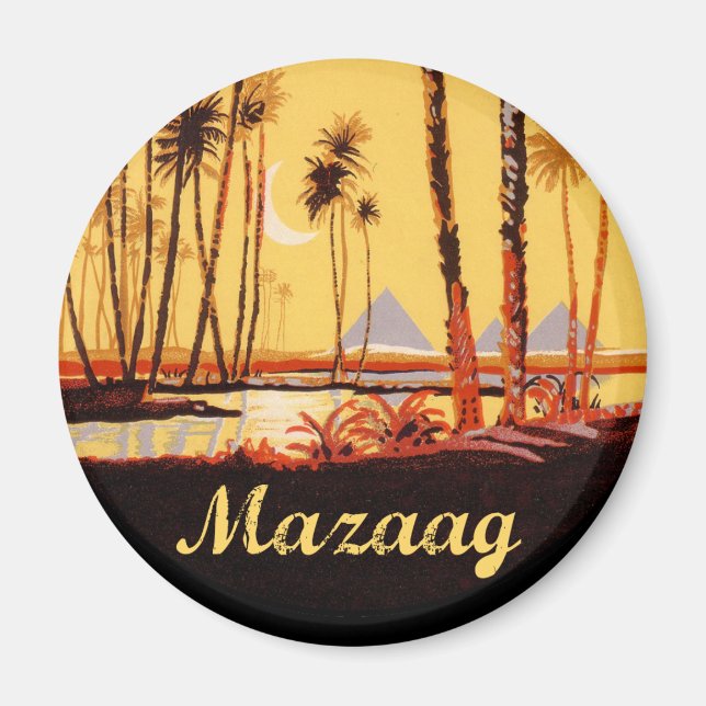 Mazaag Vintag Day Magnet (Vorne)