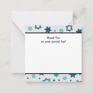 Mazal Tov am Sondertag - Mitteilungskarten
