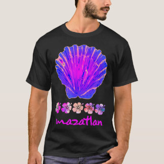 Mazatlan Beach Travel Tropische Muschel T-Shirt