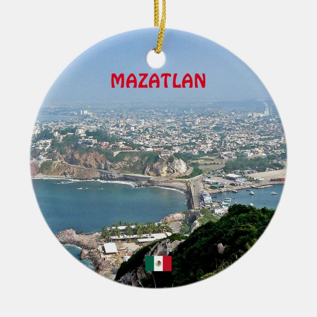 Mazatlan Custom Christmas Ornament (Vorne)