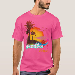 Mazatlan Mexico Beach Sommerferien Palmen Bäume S T-Shirt