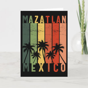 Mazatlan Mexico Souvenir Mexikanischer Urlaub Männ Karte