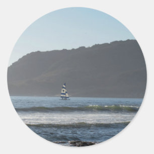 Mazatlan Segeln Runder Aufkleber