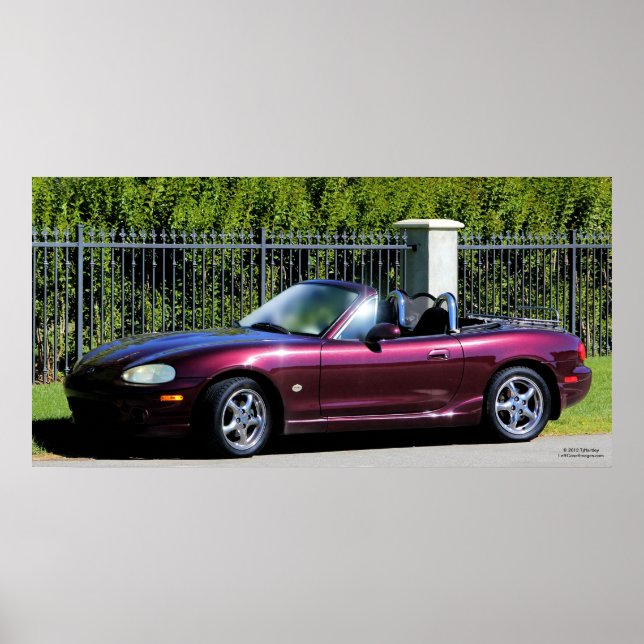 MAZDA MIATA (2000) SONDERBEZÜGE POSTER (Vorne)