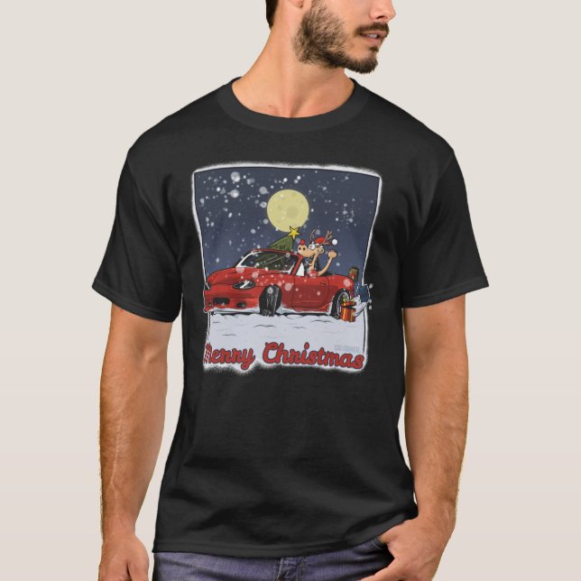Mazda MX5 Christmas - CarCorner Classic T - Shirt (Vorderseite)
