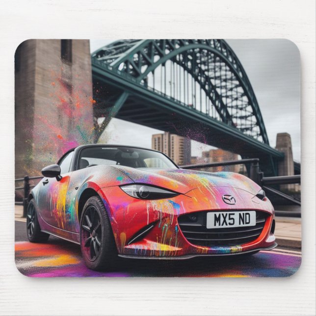 Mazda MX5 Miata ND Gen 4 Mouse Mat Mousepad (Vorne)