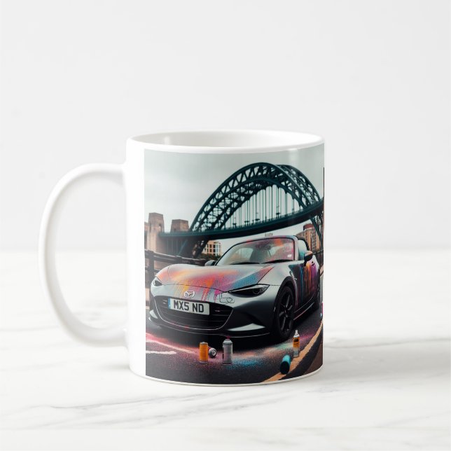 Mazda MX-5 Miata ND Gen 4 Spray-Tasse Kaffeetasse (Links)