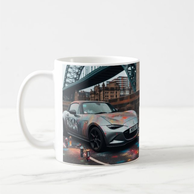Mazda MX-5 Miata ND Gen 4 Spray-Tasse Kaffeetasse (Links)
