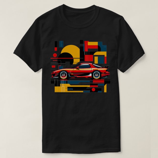 Mazda RX7 2 T-Shirt (Design vorne)