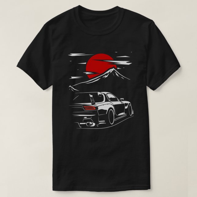 Mazda RX7 Haruna Classic T - Shirt (Design vorne)