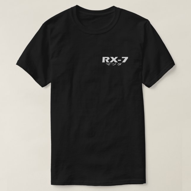 Mazda RX7 Logo White Essential T - Shirt (Design vorne)