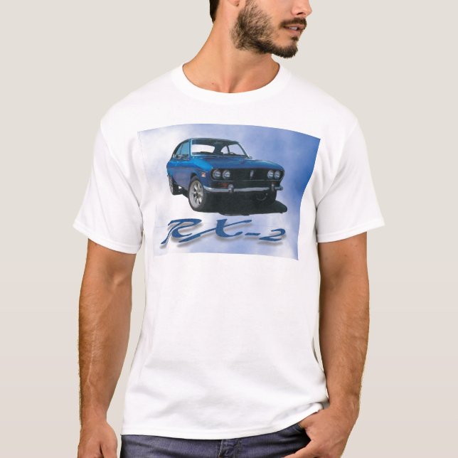 Mazda Rx-2 Blau T-Shirt (Vorderseite)