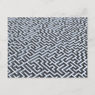 Maze 2 postkarte