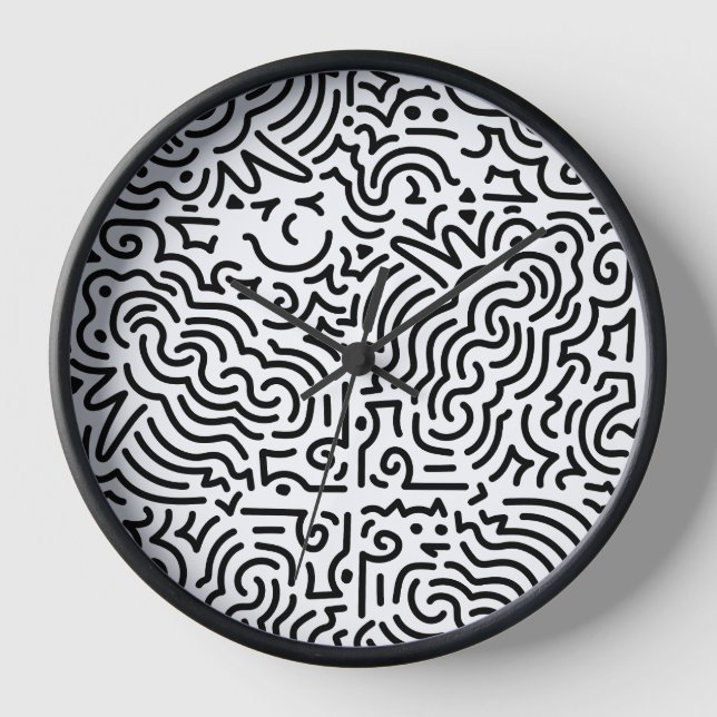 Maze Clock Uhr (Vorderseite)