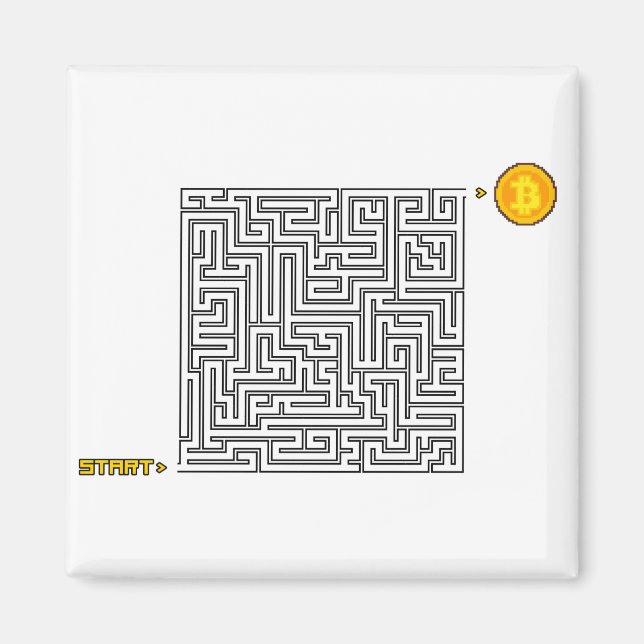 Maze labyrinth Start bitcoin Lösung nicht Magnet (Vorne)